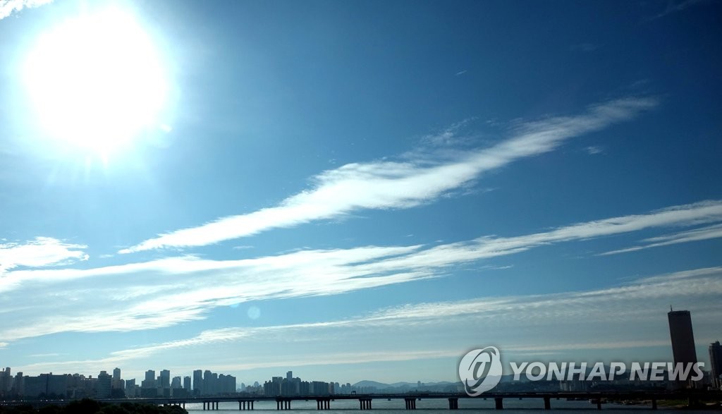 서울하늘 가을하늘