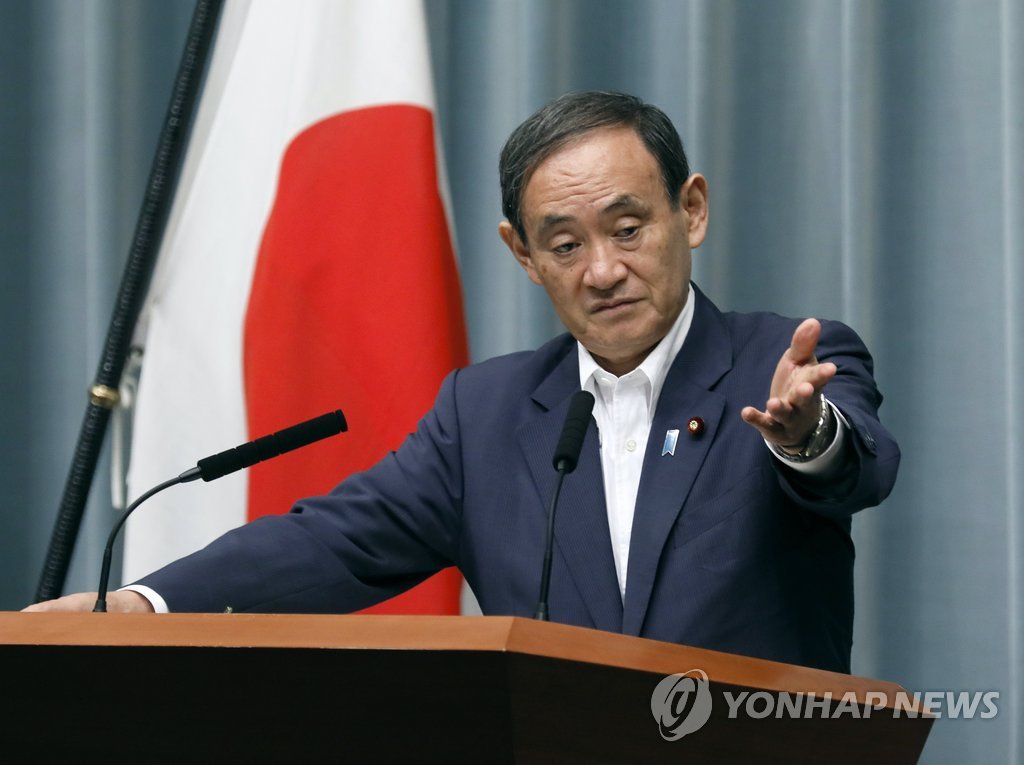 스가 일본 관방장관