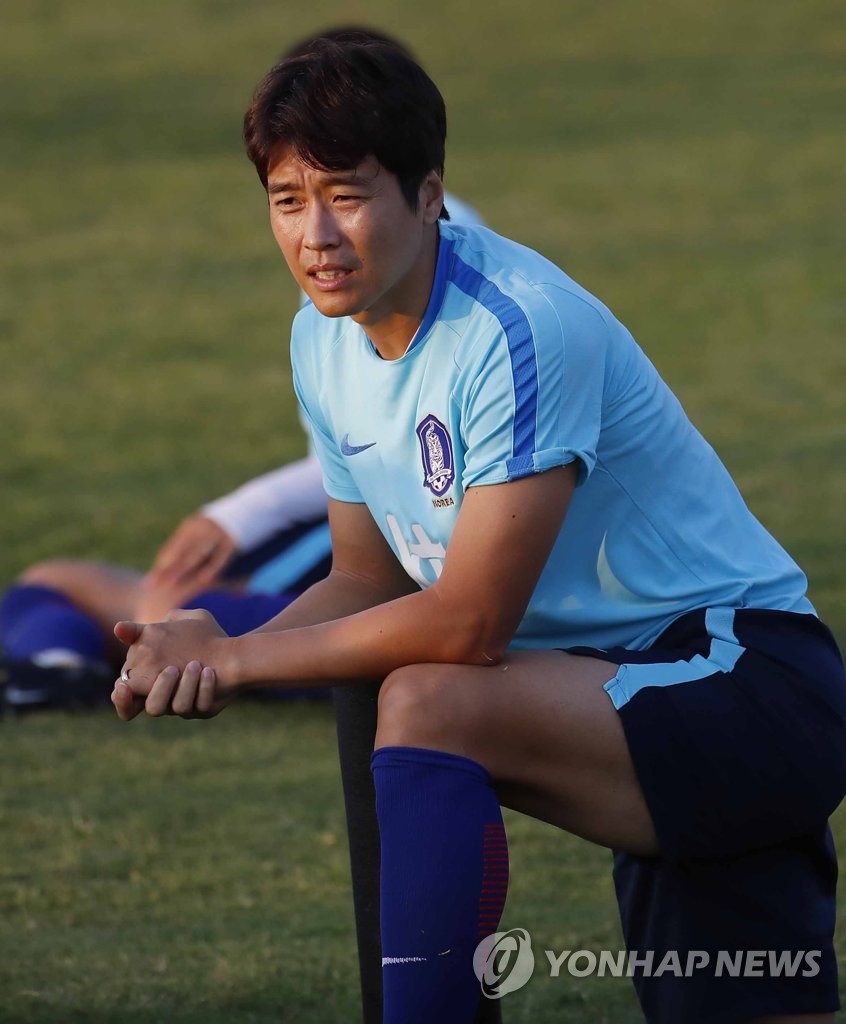 가볍게 몸 푸는 이동국