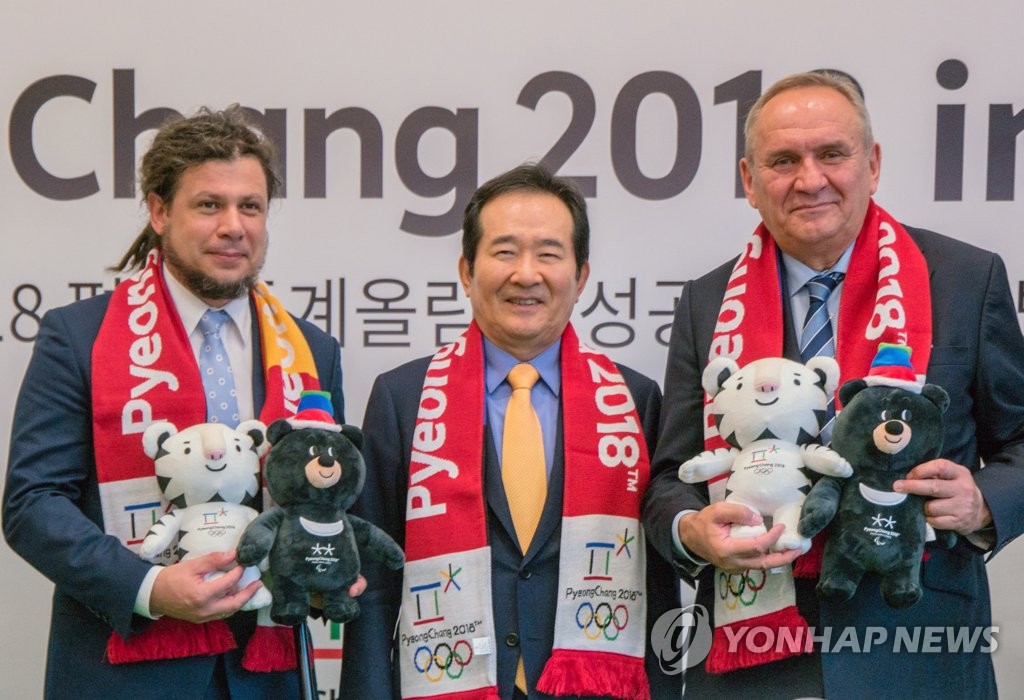 폴란드에서 평창올림픽 홍보하는 정세균 의장