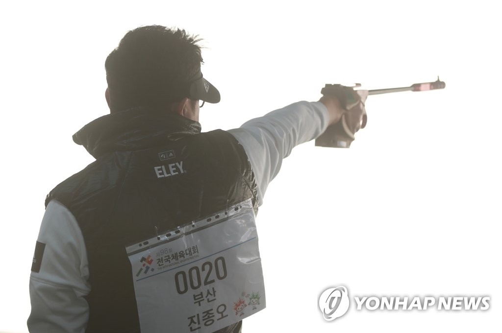 '금메달' 진종오의 사격
