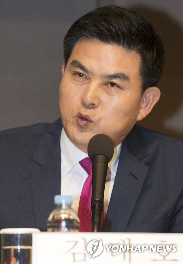 한국당 김태호 경남지사 예비후보