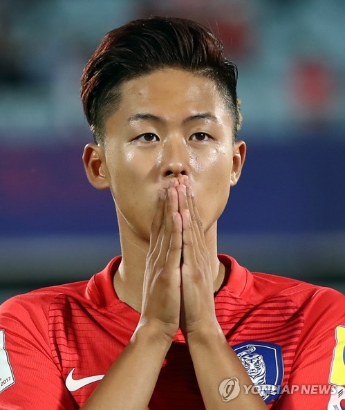 러시아 월드컵 앞둔 축구대표팀에 소집된 이승우