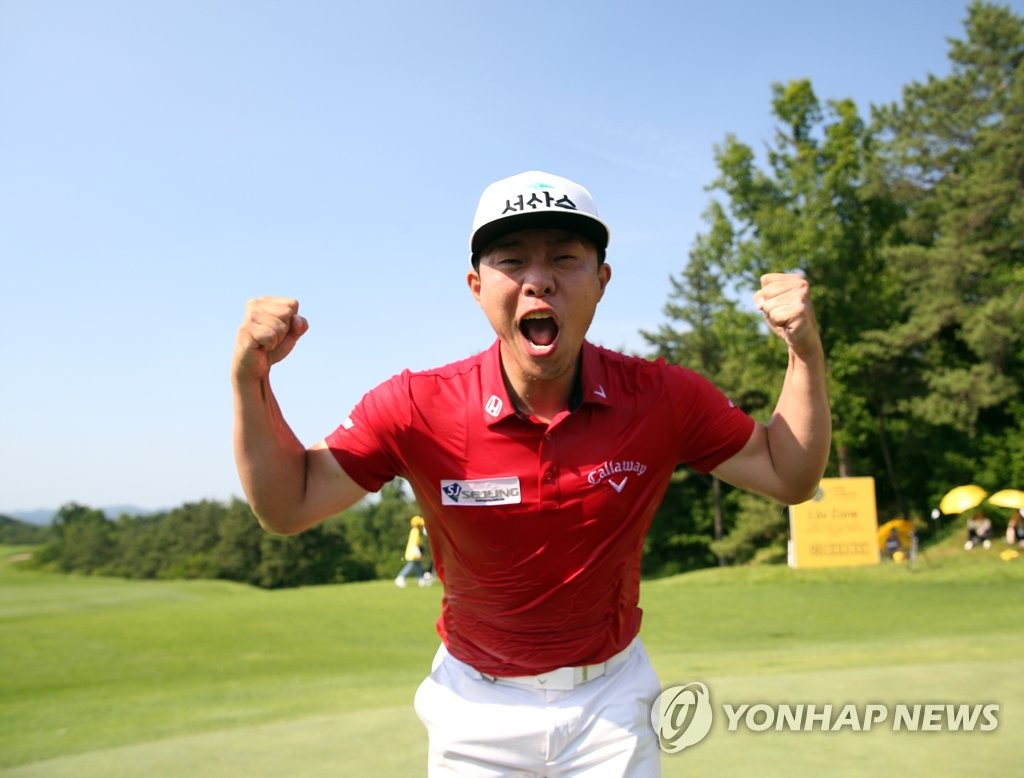 KB금융 리브챔피언십 우승 당시 맹동섭