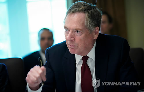 통상 강경파로 꼽히는 로버트 라이트하이저 美 USTR 대표