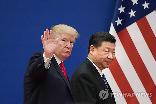 도널드 트럼프 미국 대통령과 시진핑 중국 국가주석