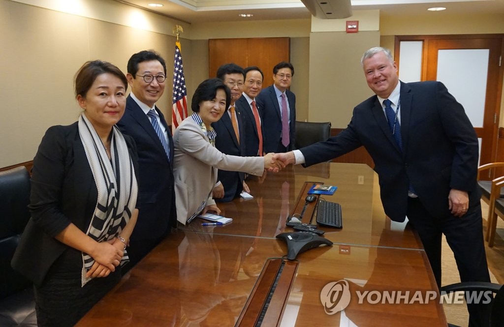 스티븐 비건 미 국무부 대북정책특별대표와 면담