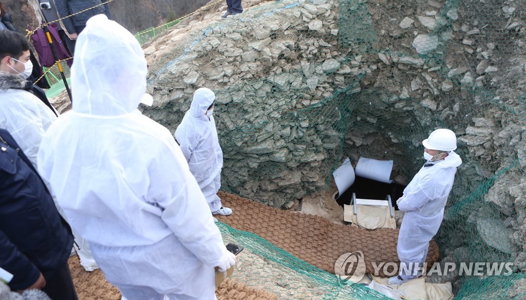 말이산 고분군 별자리 발굴현장