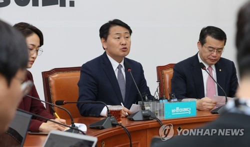 신년기자간담회하는 김관영