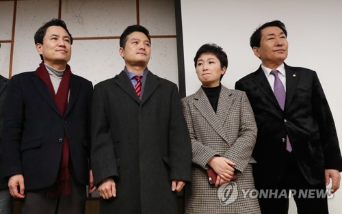 기자회견 참석한 김진태-이언주-안상수