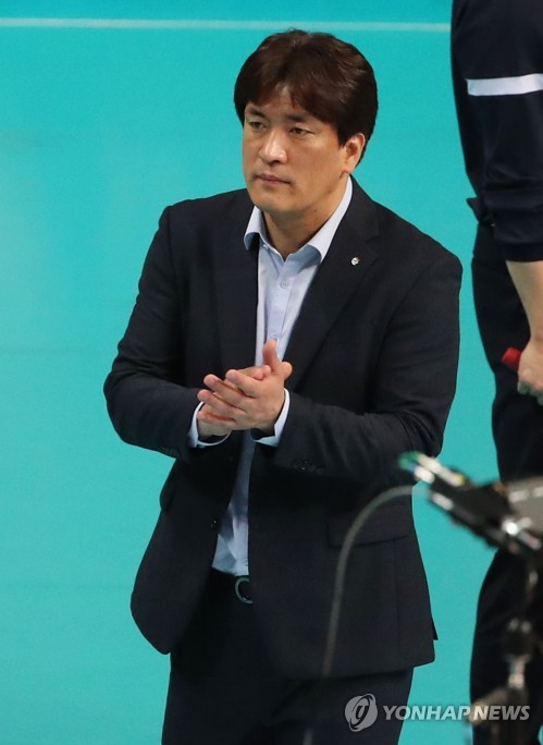 여자프로배구 GS칼텍스의 차상현 감독