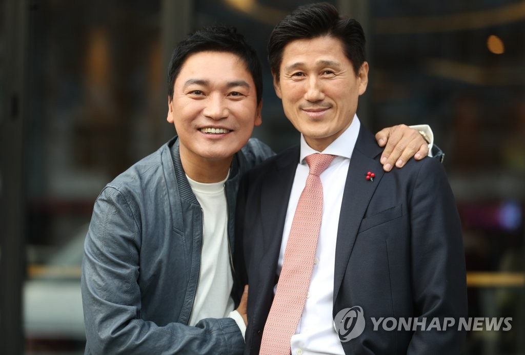 '도시경찰'의 배우 조재윤과 이대우 형사과장