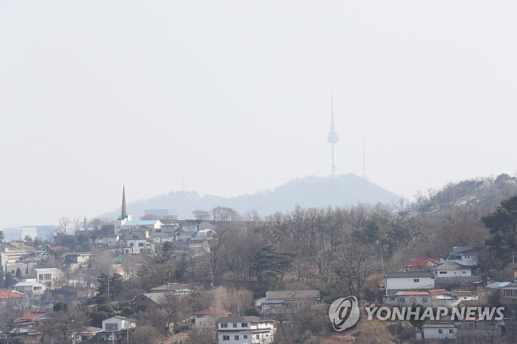 포근한 서울 미세먼지는 '나쁨'