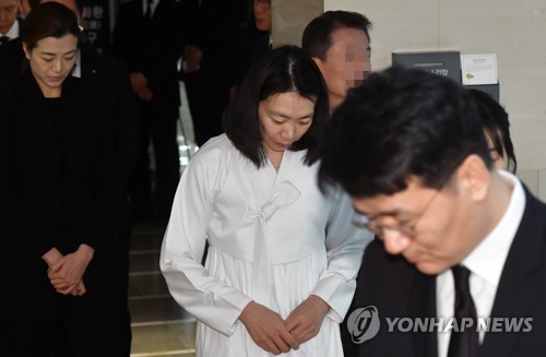 조양호 한진그룹 회장 영결식