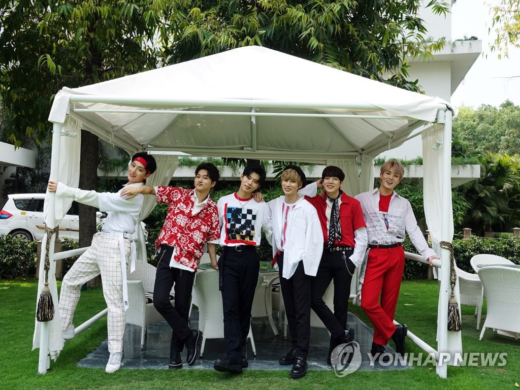 Boy group IN2IT in India Boy group IN2IT in India