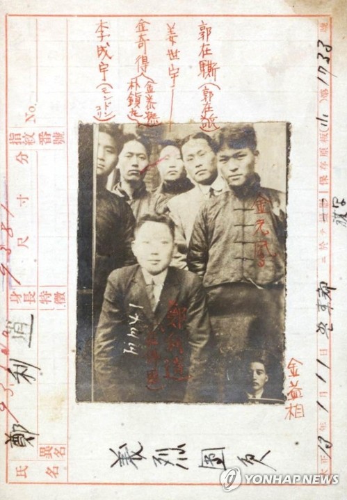 의열단 단체사진