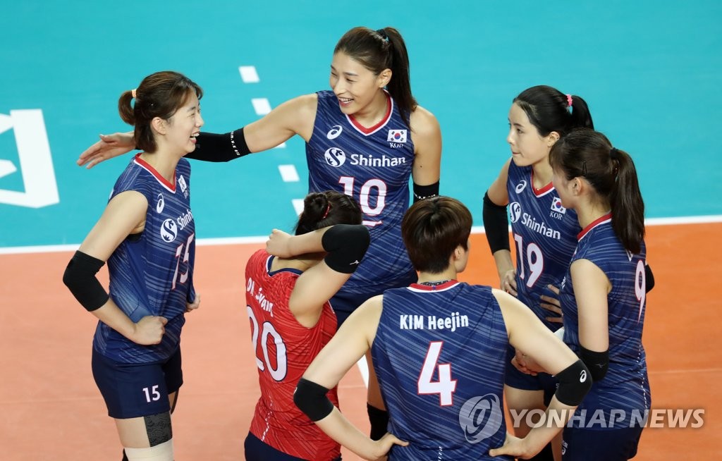 득점 성공한 대한민국