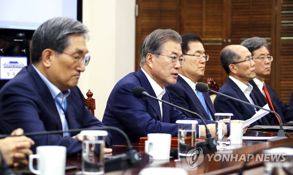 Moon's remarks on Korea-Japan trade conflict Moon's remarks on Korea-Japan trade conflict