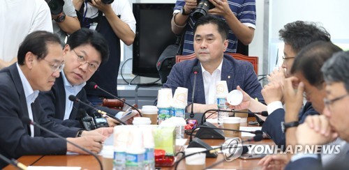 정개특위 제1소위에서 발언하는 장제원