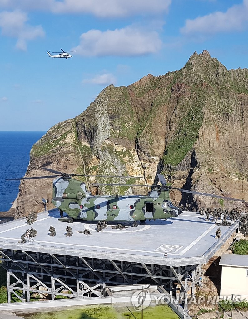 規模例年の2倍 独島防衛訓練 規模例年の2倍 独島防衛訓練