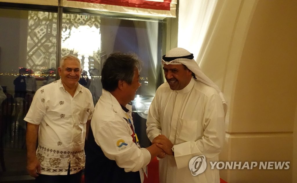 Sport body chief in Doha Sport body chief in Doha