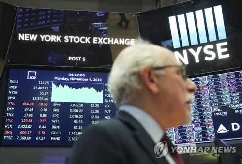 뉴욕증시, 미·중 1단계 합의 기대 재부상에 강세…다우, 0.53% 상승 마감