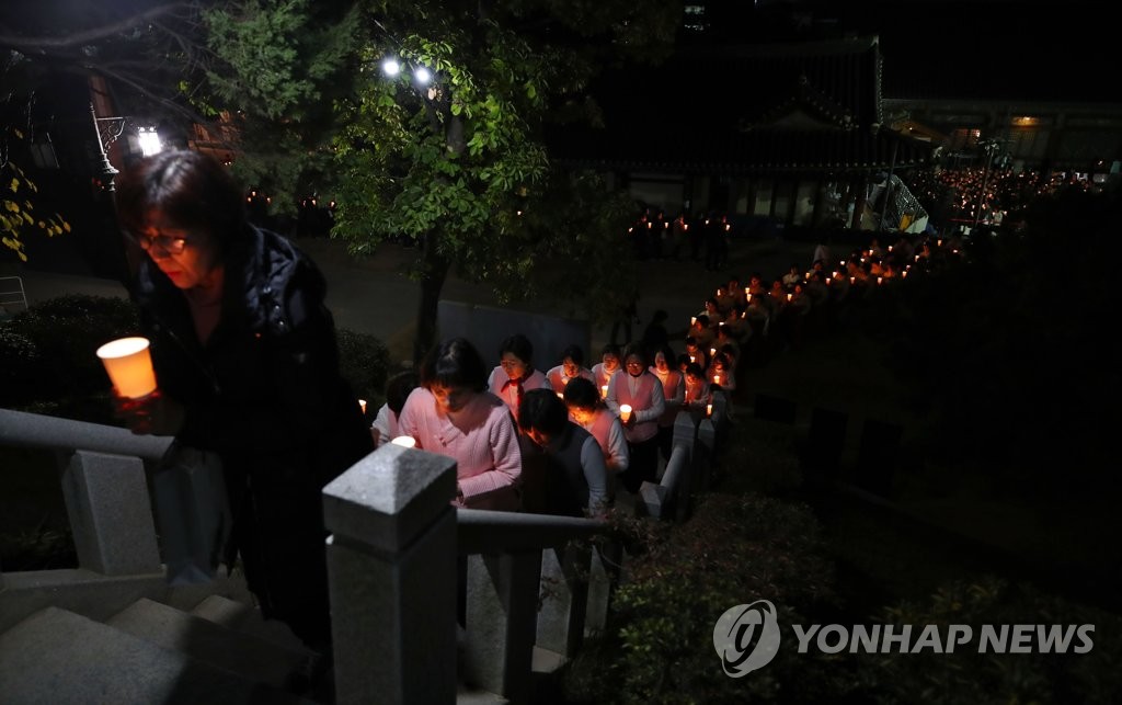 봉은사 수능 촛불기원법회