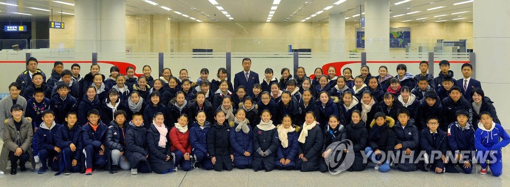 Korean student art troupe in Pyongyang Korean student art troupe in Pyongyang