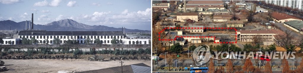 한국전쟁 때 폭격 맞은 조병창 건물