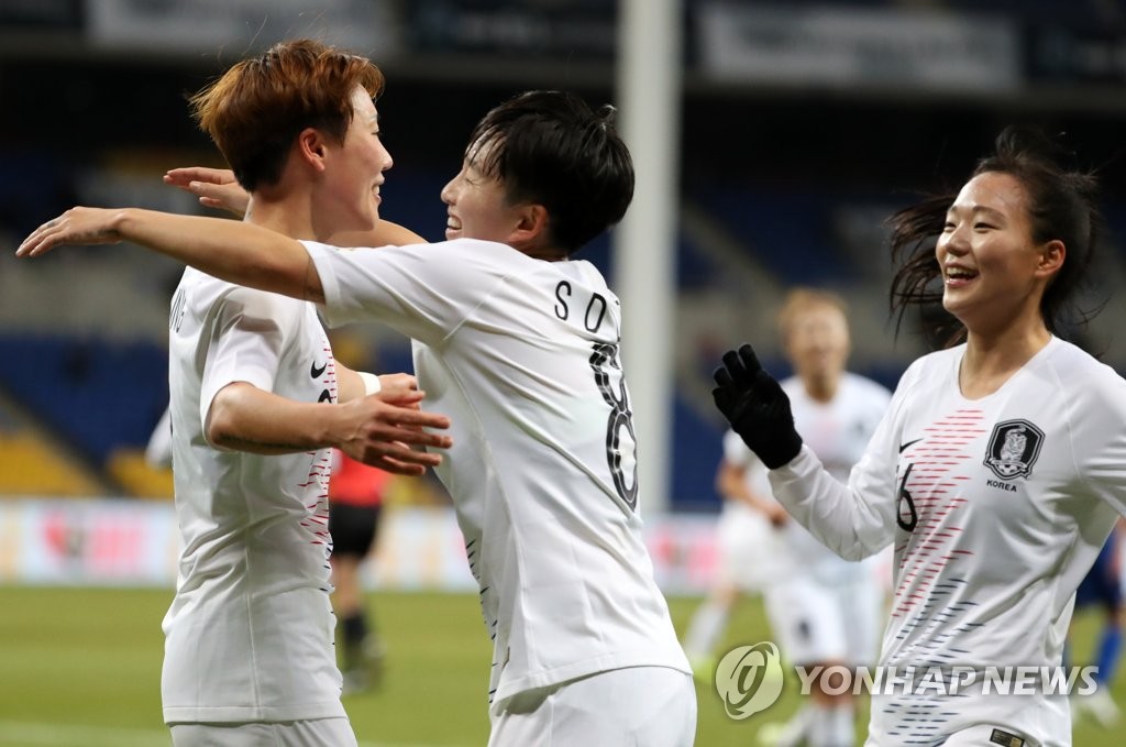 정설빈 '우리 오늘 훌륭했어'