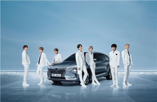 BTS et le Hyundai Nexo BTS et le Hyundai Nexo
