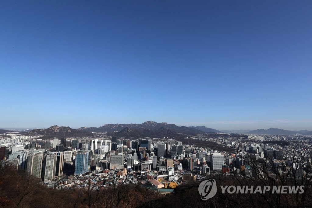 서울 전역 미세먼지 농도 '좋음'