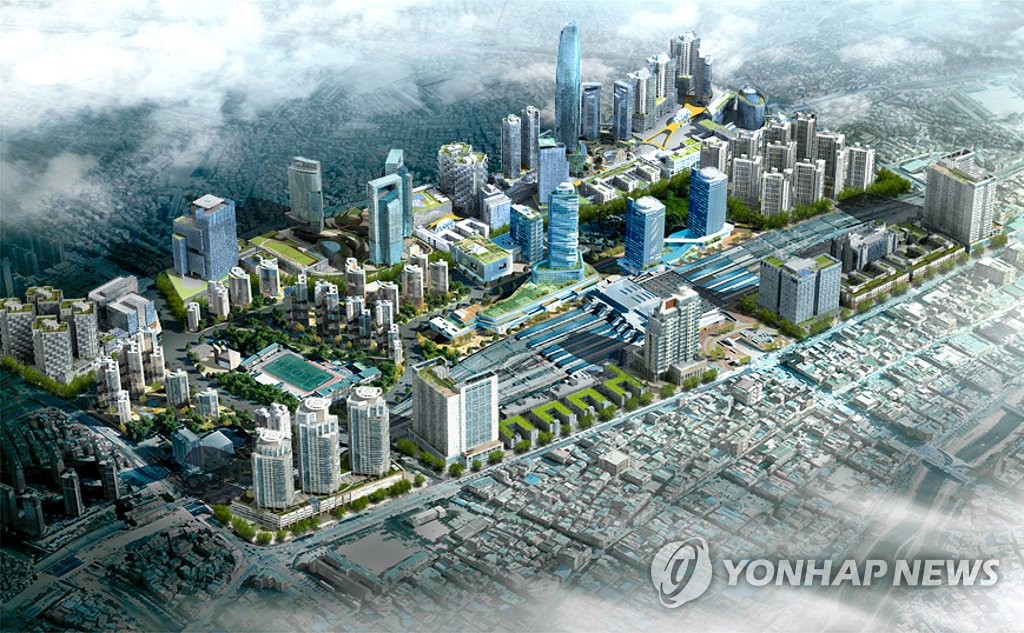 대전 혁신도시 '대전역세권지구' 구상도