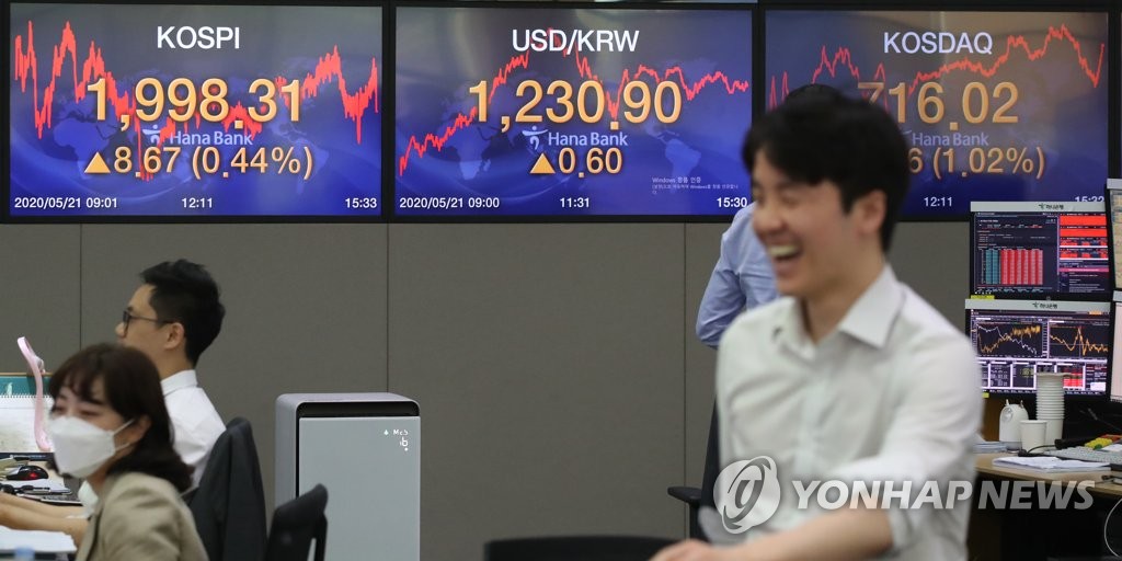 韓国株が5日続伸 韓国株が5日続伸