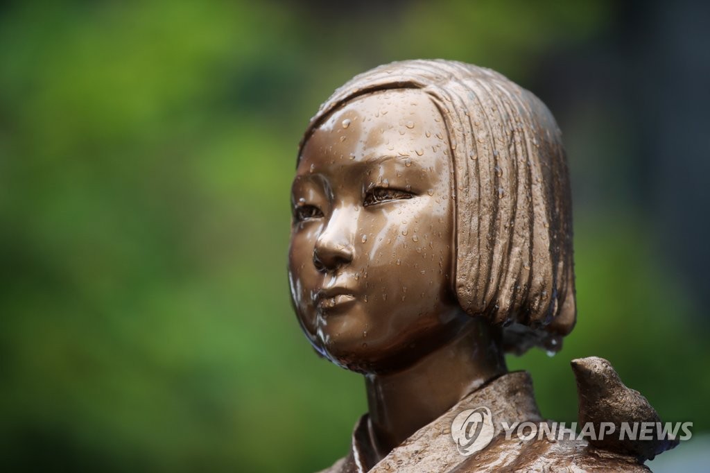 明日を見つめる慰安婦少女像 明日を見つめる慰安婦少女像