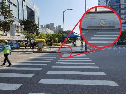 서울 금천구, 보도 장애인안전시설 정비