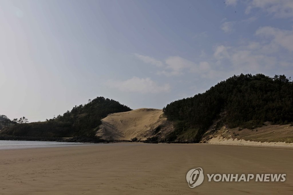 동양 최대 우이도 풍성사구