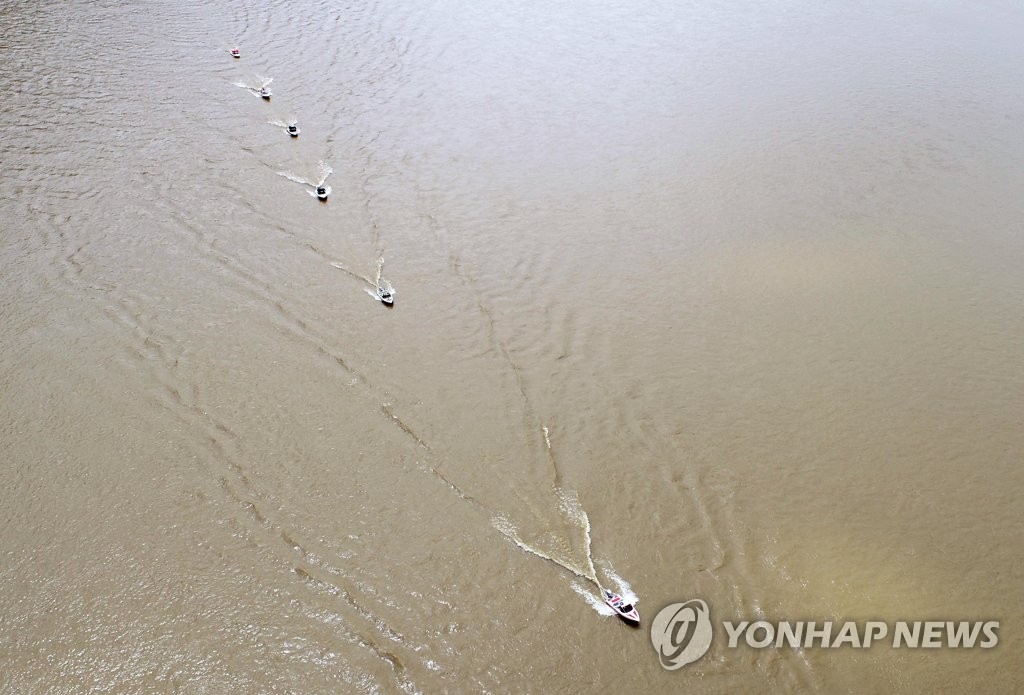의암호 사고 실종자 북한강 수색