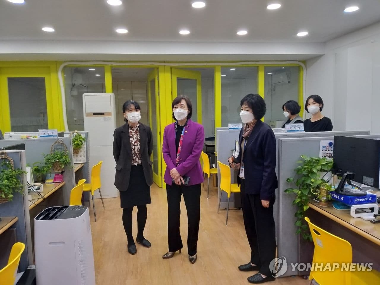 여성새로일하기센터 방문한 김경선 여가부 차관