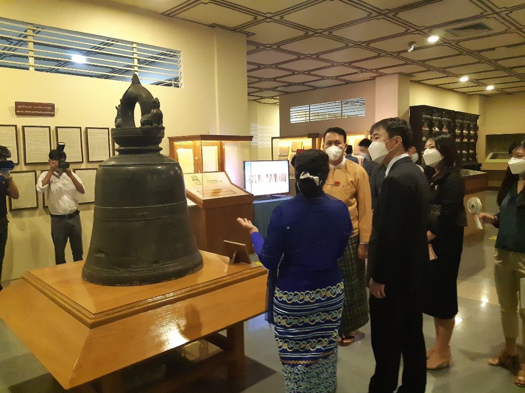 El museo nacional de Myanmar ofrece servicio en coreano El museo nacional de Myanmar ofrece servicio en coreano