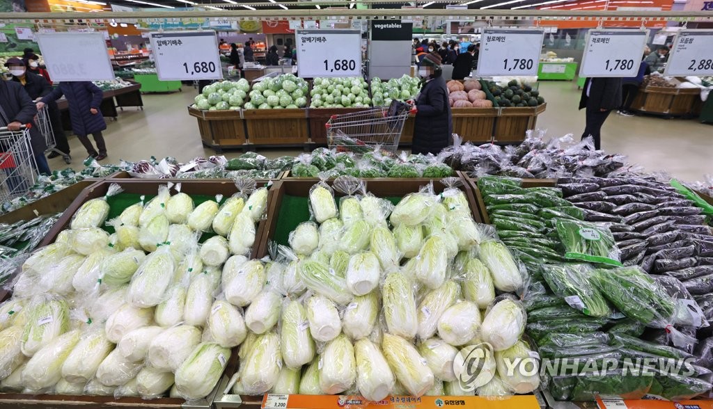 식생활 관련 물가 계속 상승