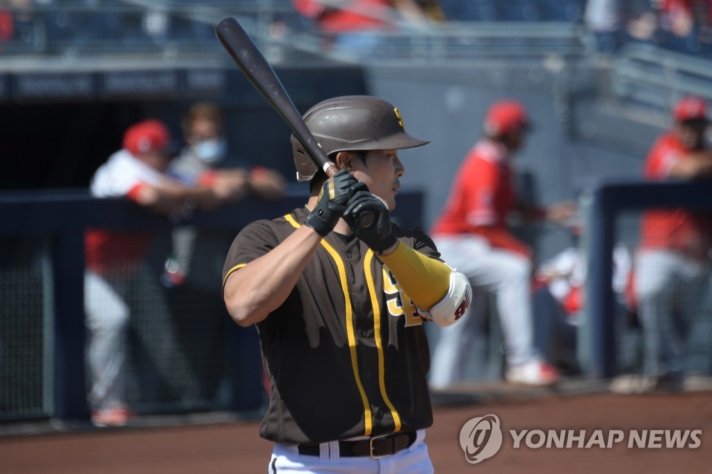 시범경기 타석에 들어선 샌디에이고 김하성