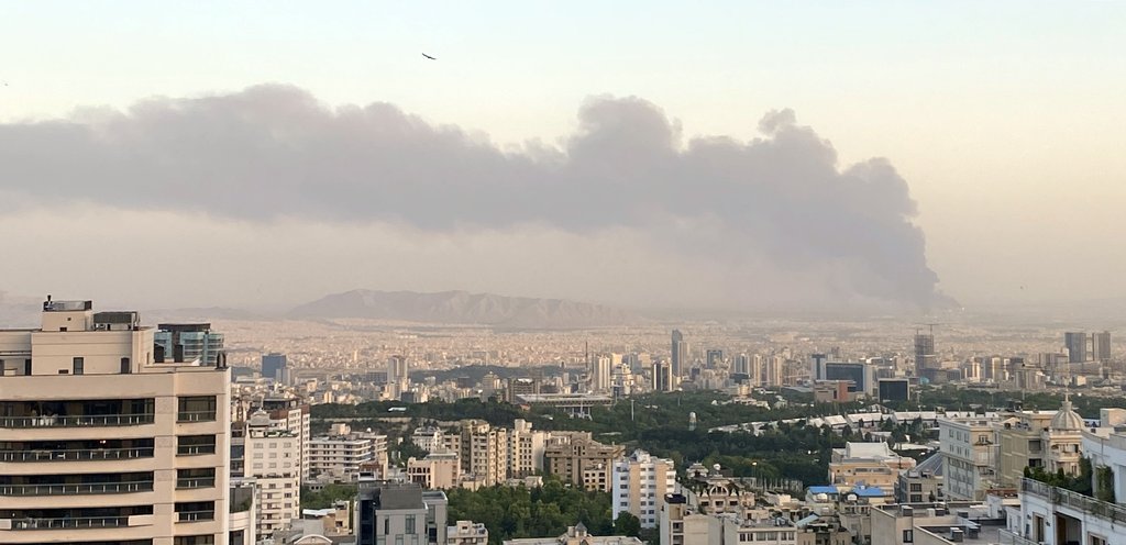 테헤란 남부 정유시설서 대규모 화재