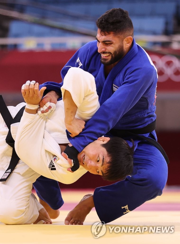 El yudoca surcoreano en los JJ. OO. de Tokio El yudoca surcoreano en los JJ. OO. de Tokio