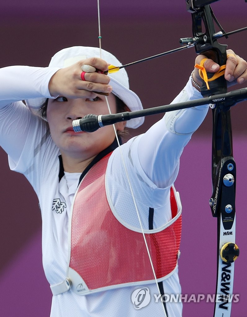 S. Korean archer Kang Chae-young S. Korean archer Kang Chae-young