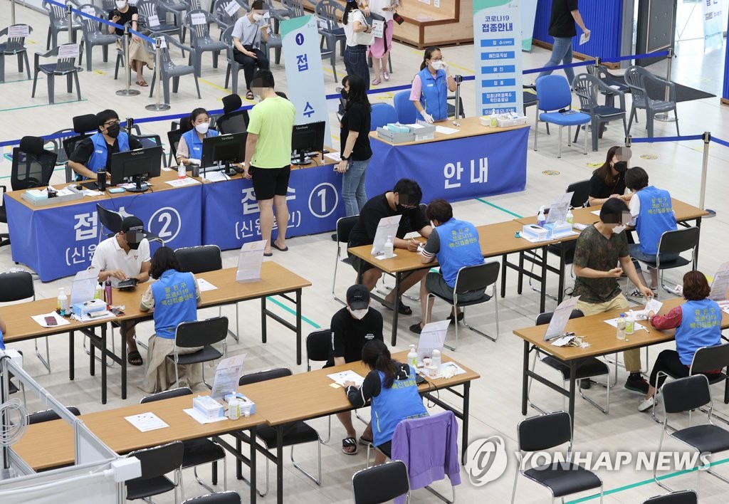 159일째만에 1차접종 누적 2천만명 돌파