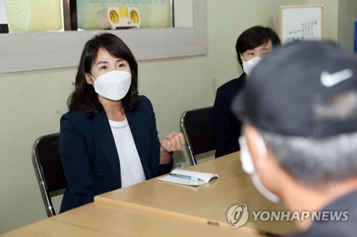 대구 찾은 이재명 지사 부인 김혜경 씨
