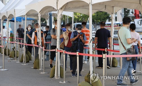 계속되는 코로나19 검사