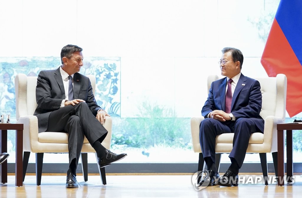 韓国・スロベニア首脳会談 韓国・スロベニア首脳会談
