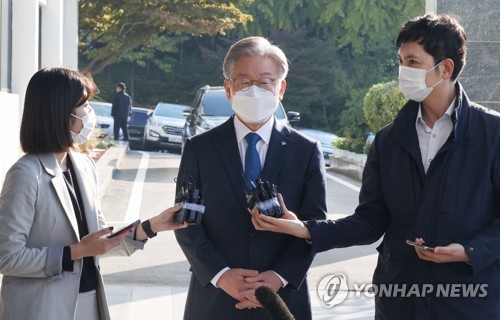 이재명 지사, 마지막 출근